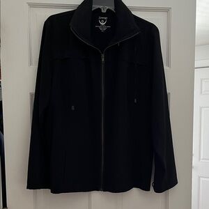 Zenergy by Chico’s Lightweight Black Jacket.  Chico’s size 2 (Large)